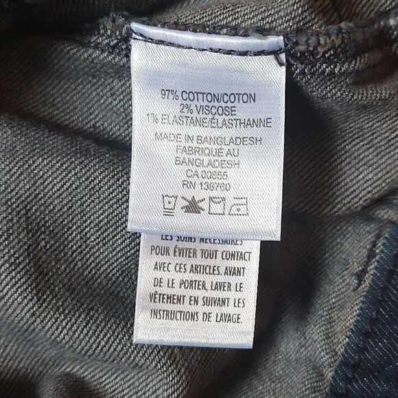 New With Tags Reitmans Size 32 Straight Leg Mid-Rise Utility Dark Denim‎ Jeans - Picture 13 of 16